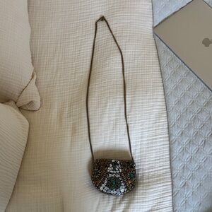 Mosaic Patterned Crossbody Bag